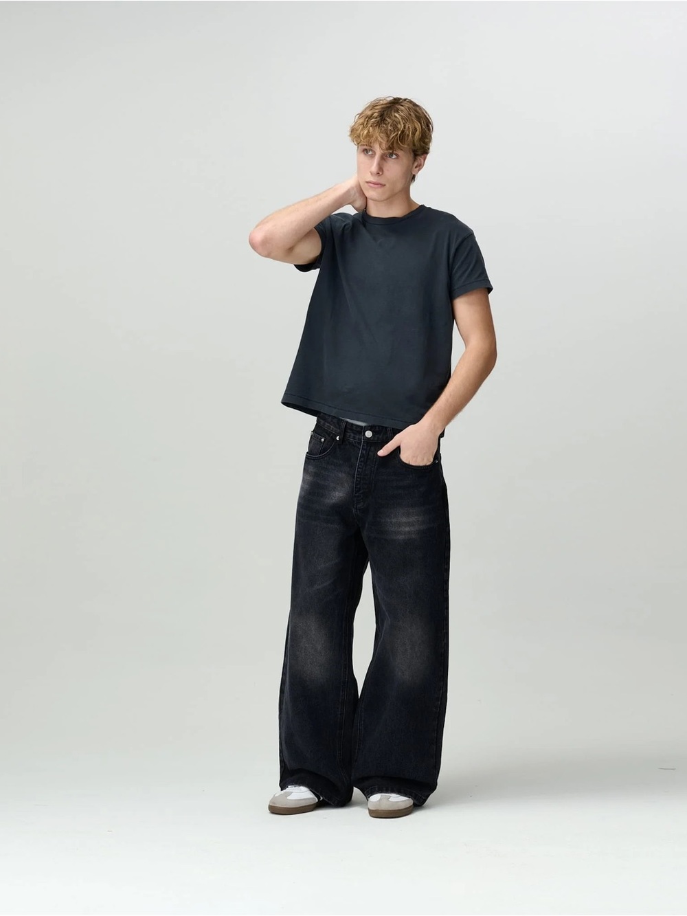 Bareline Baggy Wide Leg Jeans - Picture 3 of 8